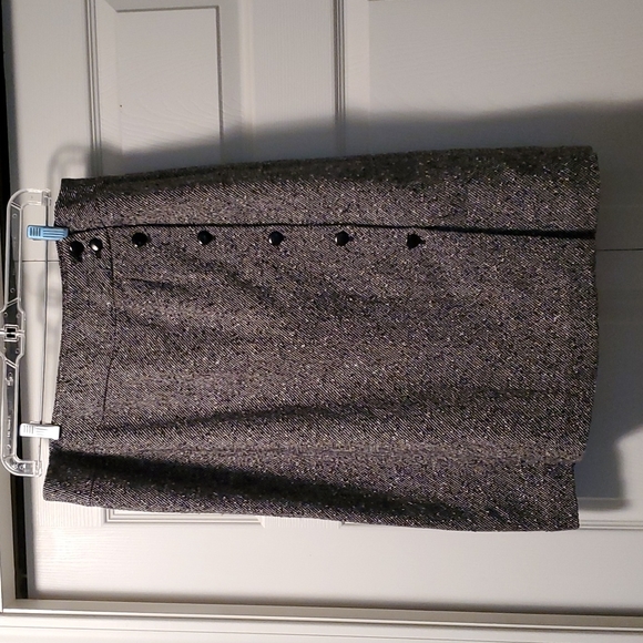 Talbots Dresses & Skirts - Talbots Petites Wool Button Down Skirt - 14